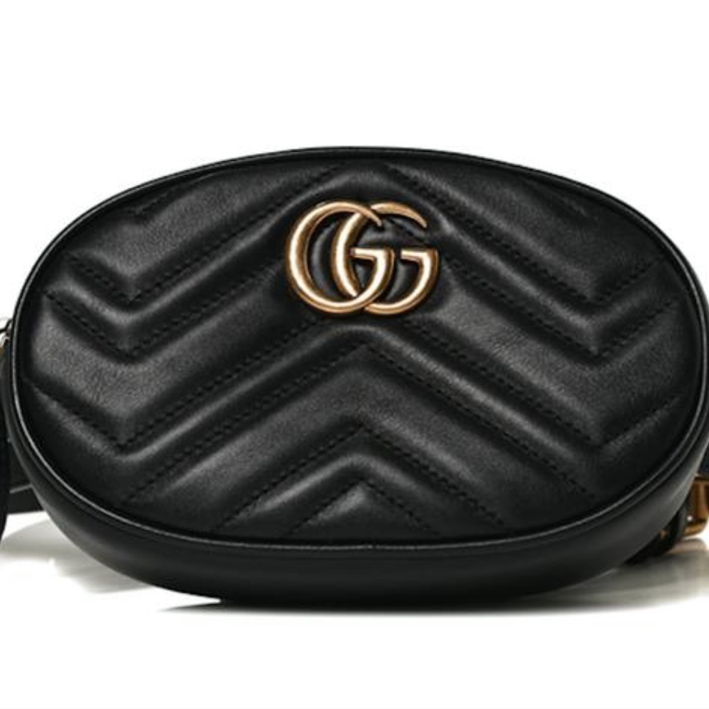 ***NEW GG Marmont Bag Calfskin Matelasse 85/34 Belt